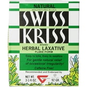(4 Pack) Swiss Kriss Herbal Laxative Flakes, 3.25 Ounce