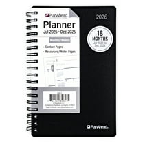PlanAhead Small Home Office Monthly Weekly Planner (18 Month - 4" x 6.25")