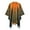 Orange, variant on Women's Shawl Wraps Open Front Poncho Cape Oversized Sweaters Casual Cardigan Shawls for Fall Winter