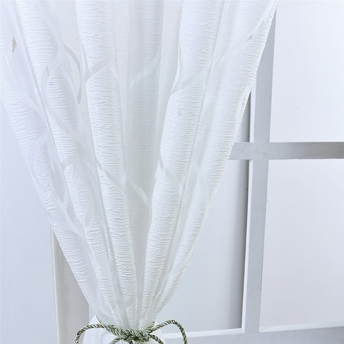 Net Plain Short Curtain Voile Lace Bathroom Panel Curtains Slot Top Kitchen Lucy 