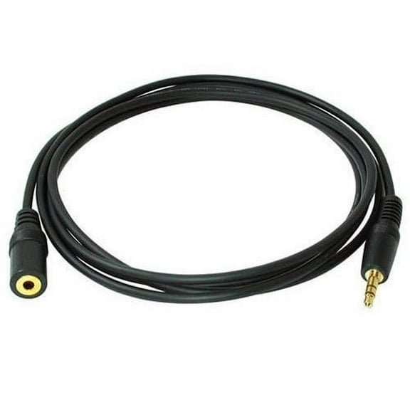 Wideskall 6 Feet 3.5mm Gold Plated Male to Female Aux Stereo Audio Extension...