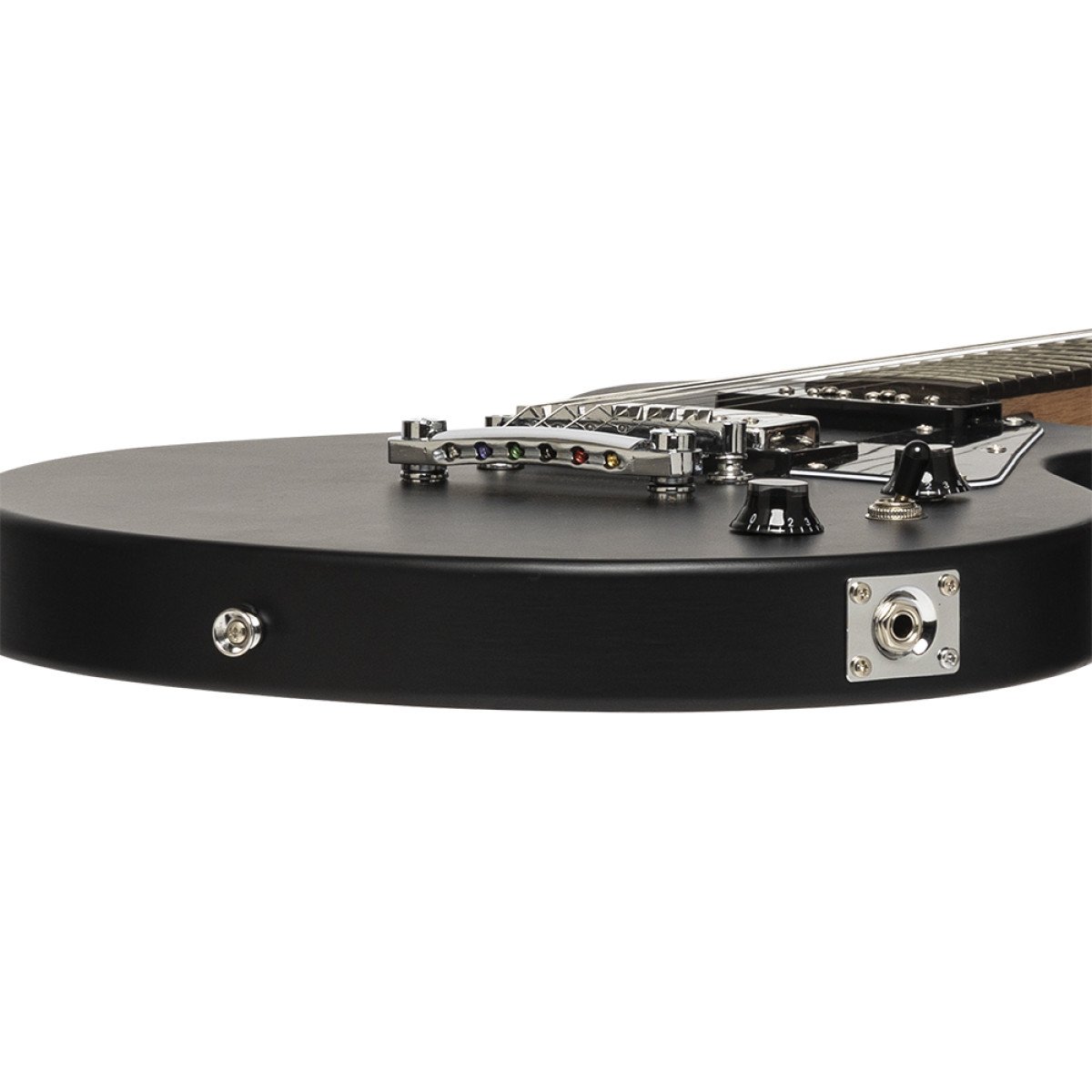 Stagg 26835 L Series Electric Guitar Humbucker P90 - Black