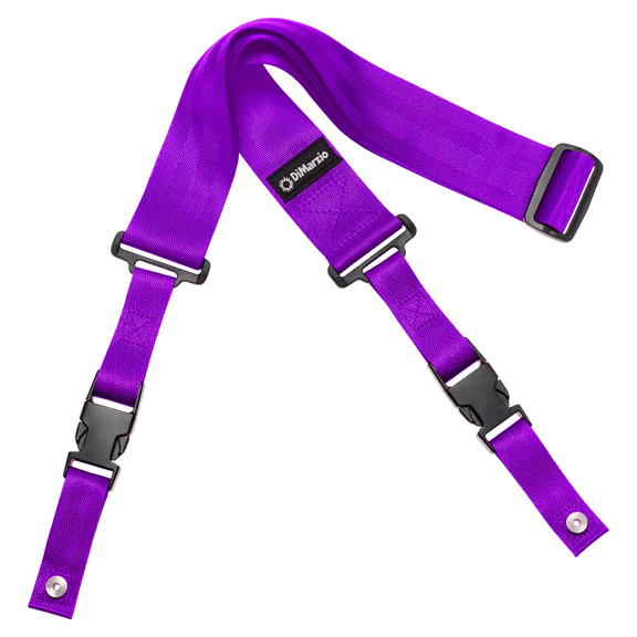 DiMarzio 2" Nylon ClipLock Guitar Strap, Purple