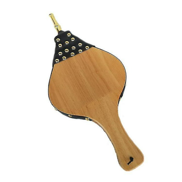 Jinxiu Soufflet de Cheminée Intérieur Souffleur de Bois avec Sangle de Suspension, Long Manche, Buse en Métal, Excellent Outil pour Cheminée, Foyer, Poêle à Bois