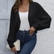 thumbnail image 4 of Suéter de mujer estilo europeo con mangas, chaqueta informal para otoño e invierno, nuevos estilos, top acrílico para mujer., 4 of 6