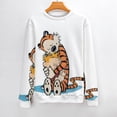 thumbnail image 2 of Calvin And Hobbes Unisex Sweater Long Sleeve Fall Casual Crewneck Tops Pullover Active Streetwear Fashion Sweatshirt 3XL, 2 of 6