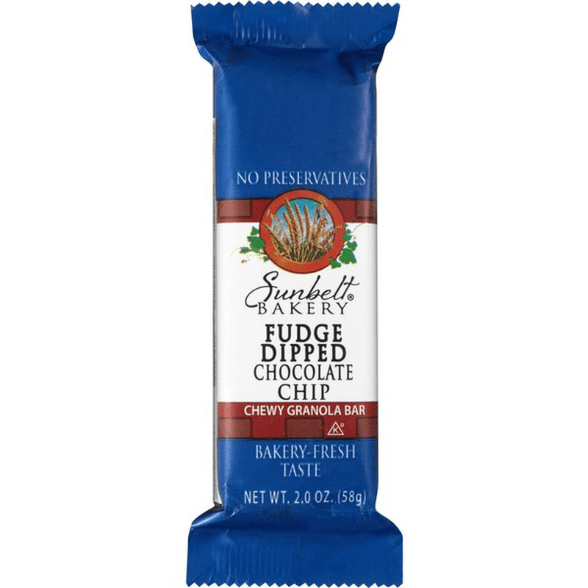 Sunbelt Bakery Fudge Dipped Chocolate Chip Chewy Granola Bars, 5 Boxes