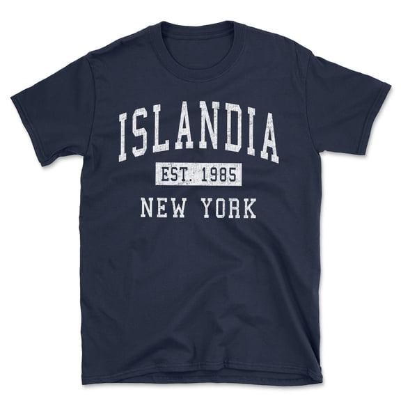 Islandia New York Classic Established Men's Cotton T-Shirt