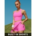 thumbnail image 5 of Alove Women Tennis Skirt 2 Piece Sports Sets Athletic Workout Dress with Shorts and Pockets Badminton Skirt Top and Skirt, 5 of 8