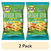 (2 pack) Good Health Sea Salted Veggie Stix, Gluten-Free, 6.25 oz Bag
