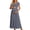 #1Dark Gray, variant on Women's Short Sleeve Maternity Dress Ruched Pregnancy Bodycon Dress Flowy Maxi Dresses