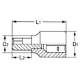 thumbnail image 2 of Heyco SAE 3/8" Drive Hex Bit Socket, 5/32", 2 of 2