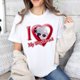 thumbnail image 3 of Camiseta de Anime japonés Jujutsu Kaisen para mujer, Camiseta con estampado I Love My Boyfriend Gojo Satoru, camiseta informal de moda de verano de manga corta, 3 of 5