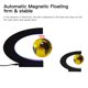 thumbnail image 4 of Globo flotante Mapa mundial giratorio de levitación magnética de 4 pulgadas con, 4 of 8