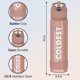 thumbnail image 5 of Botella de agua The Coldest Coldest, aislada al vacío, 700 ml, color rosa dorado The Coldest Water Ver descripción, 5 of 9