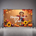 thumbnail image 6 of Colorful Design Happy Fall Banner Scarecrow Decor Happy Fall Y'all Pumpkin Decoration Harvest Theme for Autumn Gathering Thanksgiving Party Home Decoration, 6 of 9
