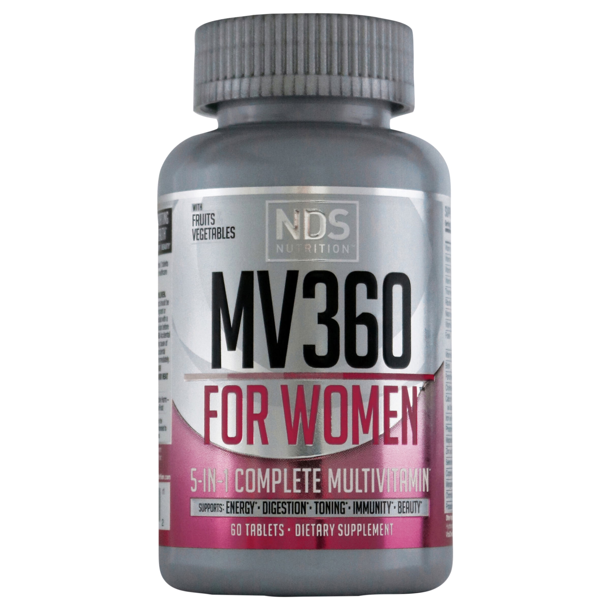 NDS Nutrition 5-in-1 Complete Multivitamin MV360 for Women 60 Tablets