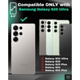 thumbnail image 7 of TORU CX HYBRID for Samsung Galaxy S25 Ultra Wallet Case | Dual Layer Slim Protective Hard Cover with Hidden 2-Credit Card Slot Holder - Green, 7 of 7