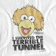 thumbnail image 2 of Fraggle Rock Terrible Tunnel Unisex Adult T Shirt (4X-Large) White, 2 of 6