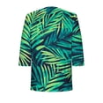 thumbnail image 7 of DeHolifer Cardigan for Women Kimono Beach Cover Up Floral Summer Tops Loose Capes Green XL, 7 of 7