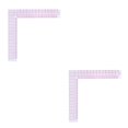 thumbnail image 4 of jesticaly L-square Ruler with Scale Garment Sewing Measuring DIY Crafts Tools Handicraft Accessory Household Professional 20x4cm 2Set, 4 of 6