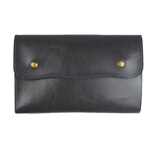 funda del corte del tenedor s Negro shamjiam Soporte para tijeras de peluquería