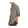 thumbnail image 1 of Kenneth Cole Mens Check Flannel Button Up Shirt, Black, Medium, 1 of 1