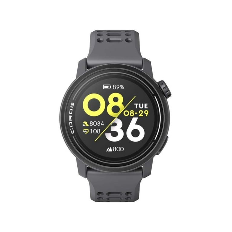 COROS Pace 3 GPS w/Silicone Band Sport Watch, Black 