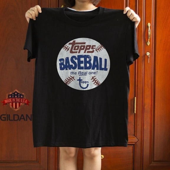 Topps Baseball Vintage Style The Real On Unisex T Shirt Size S 5XL