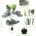 thumbnail image 2 of Large Artificial Palm Tree with Pot, Lifelike Tropical Plant for Indoor and Outdoor Living Room Decor, Perfect for Home, Office, and Housewarming Gift, 2 of 7