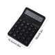 thumbnail image 3 of Calculadora Portátil de Energía Solar | Gran Pantalla Lcd de 12 Dígitos | Calculadora Financiera de Oficina con 240 Funciones y Soporte | Diseño Ergonómico para Estudiantes y Profesionales | Negro, B, 3 of 6