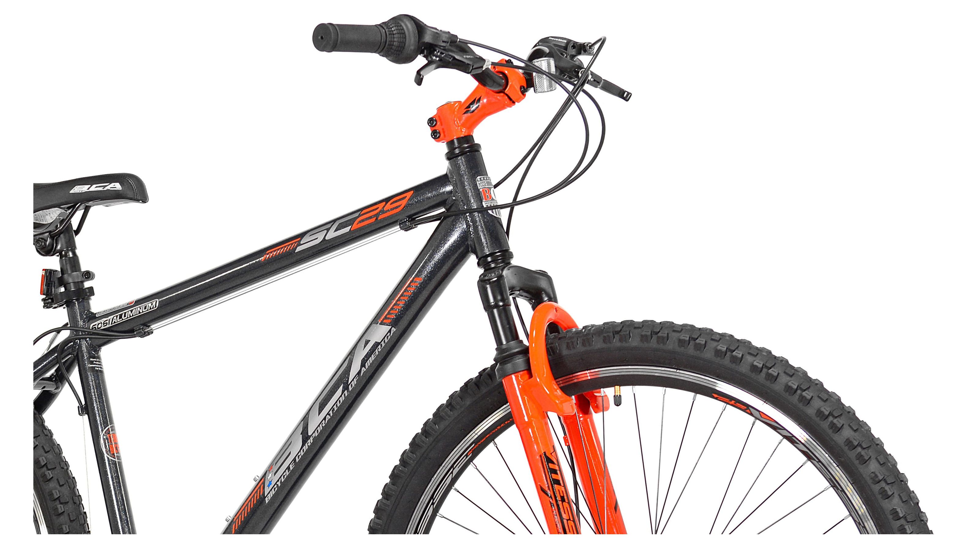 BCA 29" SC29 Mountain Bike, Gray/Orange - image 5 of 7