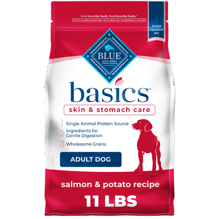 UPC 840243105434 product image for Blue Buffalo Basics Adult Dry Dog Food  Salmon & Potato  11-lb. Bag | upcitemdb.com