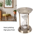 thumbnail image 2 of Metal Hourglass Sand Timer Decorative Vintage High Glossy Sand Replaceable Sandglass Clock, 2 of 5