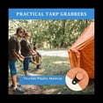 thumbnail image 5 of Tarp Grabbers Movable Tarp Clips for Outdoor Camping Tent Awning Banner Cover Tarps and Plastic Sheeting, 5 of 6