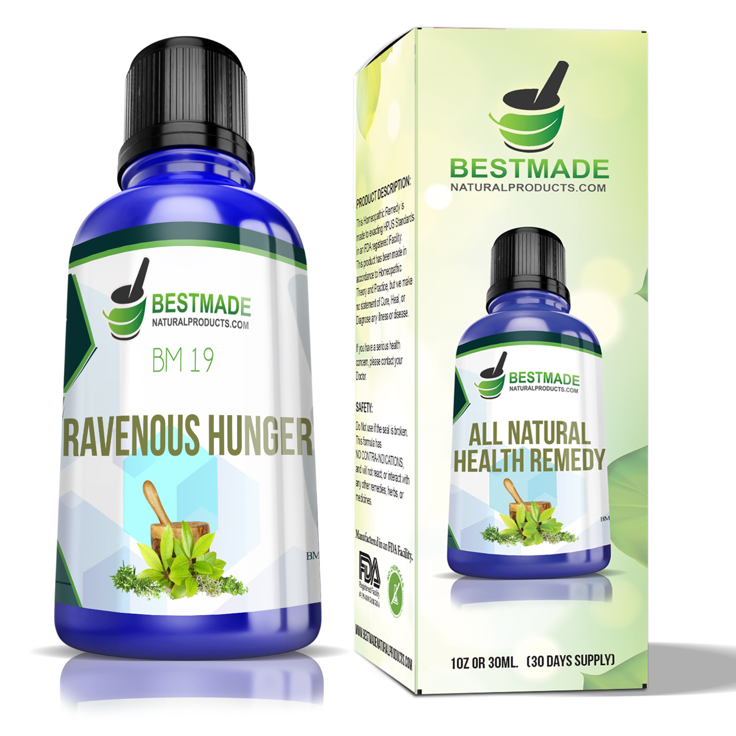 BestMade Natural Products Hunger & Appetite Suppressant Natural Remedy