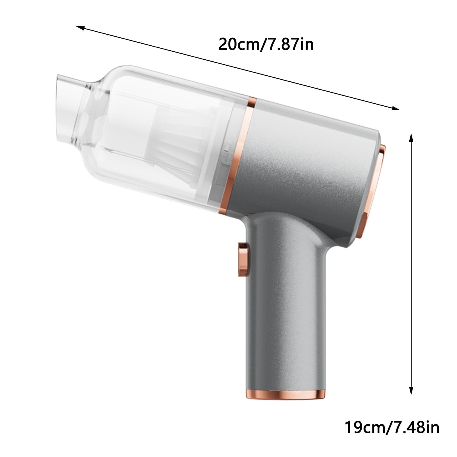 Handheld Car Vacuum Cleaner, Powerful Suction Mini Vacuum, Portable Wireless Car Cleaner, Multi-Purpose Wet And Dry Vacuum, High Suction Motor, Easy To Clean Corners And Crevices