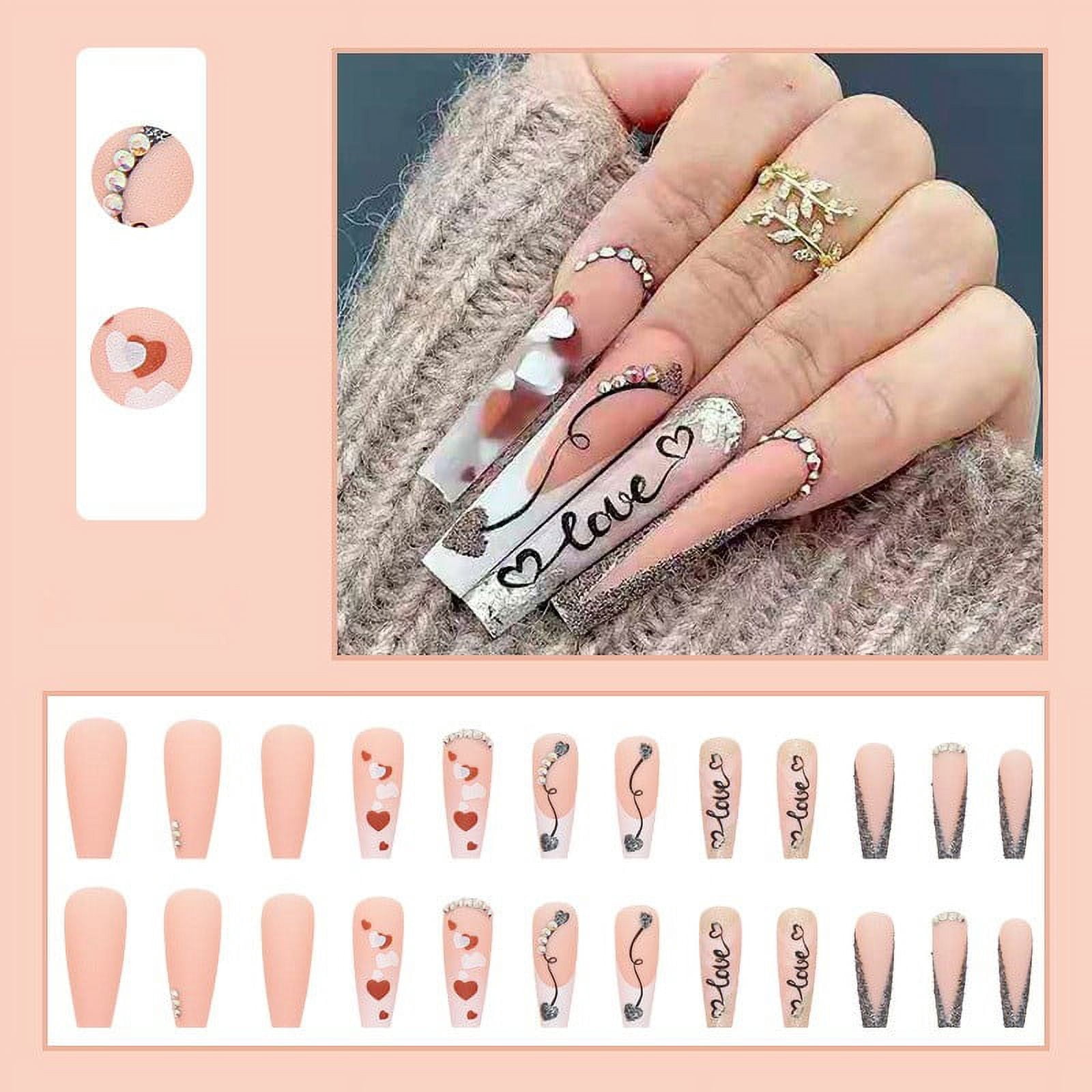 Acrylic Nail Stuff Acrylic Nail on Stuff Silicone Hand for Acrylic Nails Clip Coffin Bedding Young Nail Color Acrylic on Nails Coffin Medium Long U Shaped Nails Hand Holder Acrylic Nails