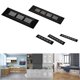 thumbnail image 3 of 50mm Cabinet Wardrobe Air Vent Grille Ventilation-Cover Wardrobes Shoe Cabinets Aluminium Rectangular Breathable Cooling Vent, 3 of 7