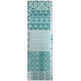 thumbnail image 1 of Patchwork Tahoe Teal Area Rug by Kavka Designs, 1 of 3