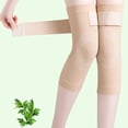 thumbnail image 4 of 1 Pair Winter Knee Pads Cushion Cold Resistant Ay-tsao Compression Anti-slip Warm Natural Plant Extract High Elasticity Knee Pain Relief Knee Protection Unisex Elderly People Knee Braces, 4 of 6