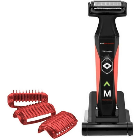 MANGROOMER Professional Body Groomer Kit, 4 pc