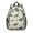 Australian Shepherd and, variant on Pug and Dog Paw Print White Pattern Backpack for School, Cute School Bag with Adjustable Shoulder Straps and Padded Back, 15"x11.42"x5.5"