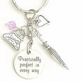 thumbnail image 2 of Hanalea Island Jewelry Co. Practically Perfect in Every Way Mary Poppins Accessories Silver Charm Keychain Gift | Merchandise for Women, 2 of 4