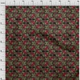 thumbnail image 3 of oneOone Cotton Cambric Fabric Leaves & Floral Block Print Fabric BTY 56 Inch Wide, 3 of 4