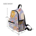 thumbnail image 3 of FORMRS School Backpack with Front Zippered Pocket 12" Student Travel Daypack, Purple Clouds, 3 of 6