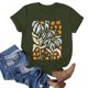 thumbnail image 3 of Camiseta de Manga Corta de Cuello Redondo Impresa para Mujeres, Primavera Y Verano Casual, 3 of 3