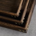 thumbnail image 6 of Wood Serving Tray with Handles, Snack Tray Great for, Breakfast, Coffee Tables, Restaurant, 6 of 7