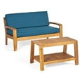 thumbnail image 1 of Noble House Table Basse et Banquette en Bois d'Acacia en Teck, 1 of 14