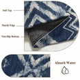 thumbnail image 6 of Navy Blue Round Area Rug 3Ft Washable Small Circle Rugs for Kitchen Entryway, Vintage Tribal Abstract Geometric Tie Dye Art Non-Slip Carpet Floor Mats Indoor Outdoor Carpet Runner Home Decor, 6 of 8